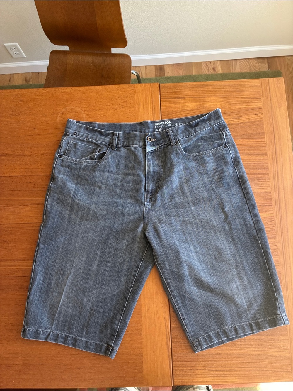 Y2K Baggy Grey Hamilton Jorts